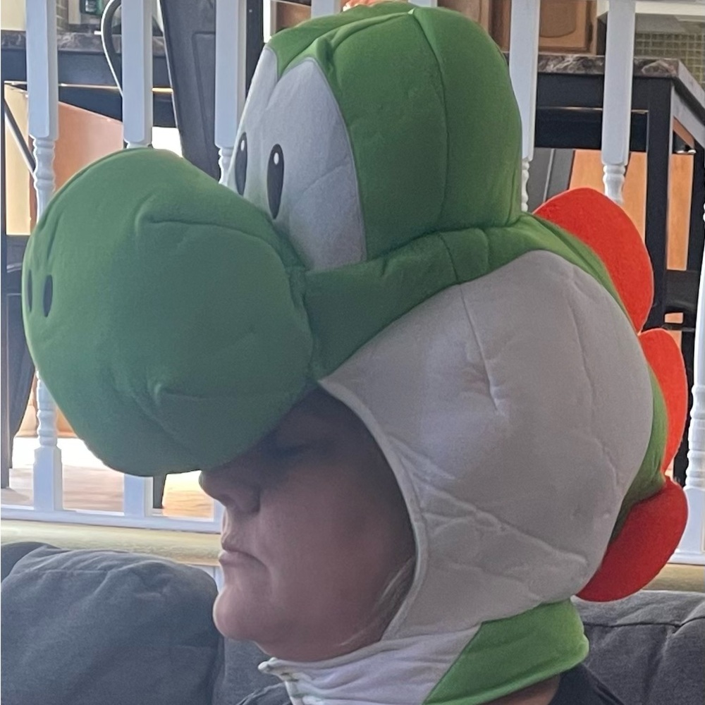Yoshi Costume Head Adult